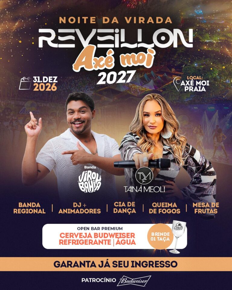 Noite da Virada na Cabana Axé Moi!