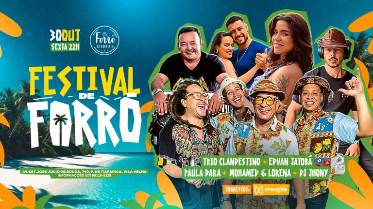 Festival de Forró no Correria, em Vila Velha
