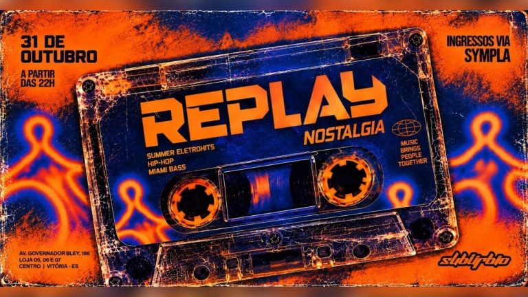 REPLAY: festa de nostalgia com Miami bass e hip-hop no Subúrbio