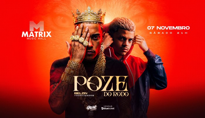 Poze do Rodo na Matrix Music Hall, em Cariacica
