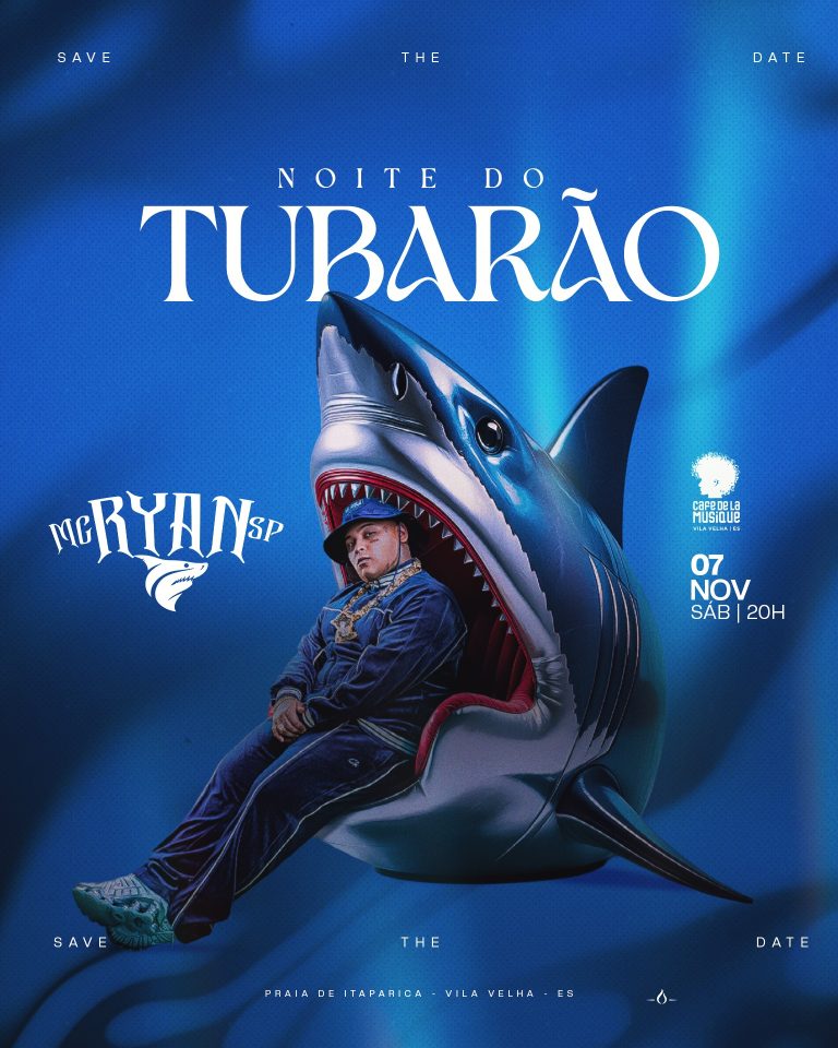 Noite do Tubarão com MC Ryan SP no Café de La Musique, em Vila Velha