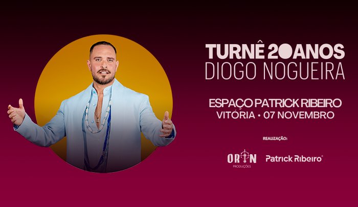 Diogo Nogueira: Turnê 20 Anos em Vitória