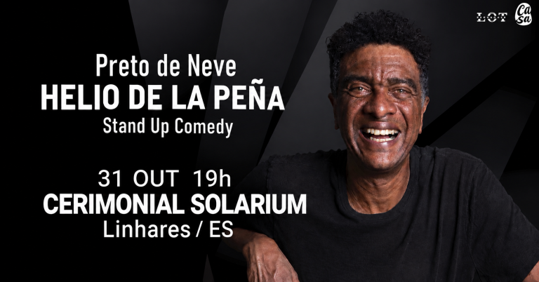 Hélio de La Peña com Preto de Neve em Linhares