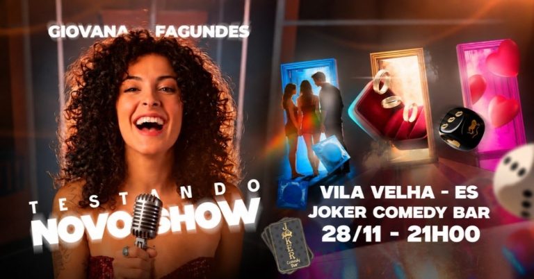 Giovana Fagundes com Testando Novo Show em Vila Velha