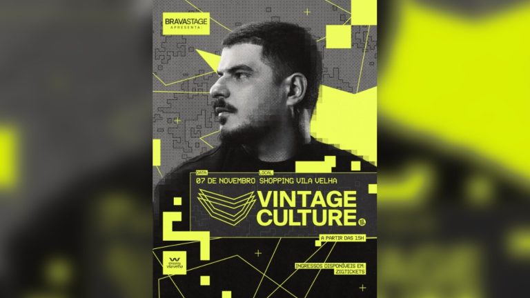 Vintage Culture no Shopping Vila Velha