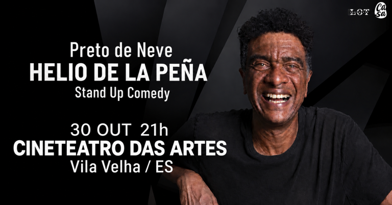 Hélio de La Peña com Preto de Neve em Vila Velha